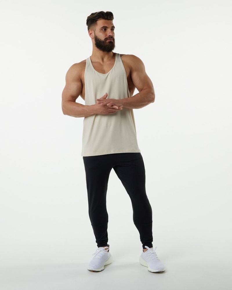 Alphalete Evo Stringer Uomo Canotta Grigie | 68ITYDXLC