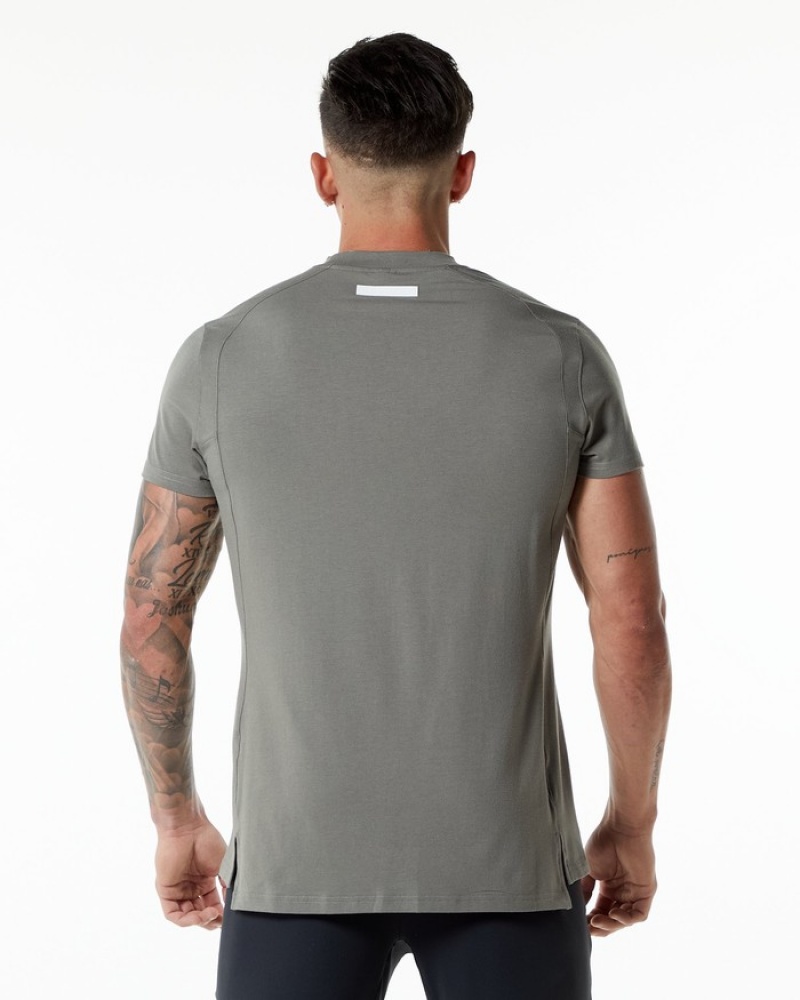 Alphalete Evo Uomo Camicie Grigie | 38WRCJNVS