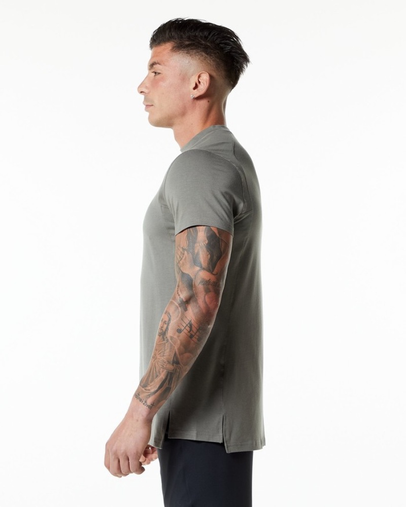 Alphalete Evo Uomo Camicie Grigie | 38WRCJNVS