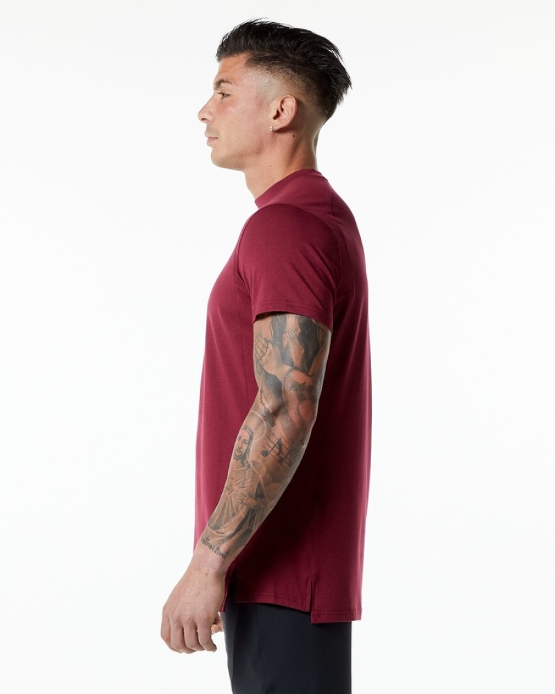 Alphalete Evo Uomo Camicie Rosse | 07VXYUSEI