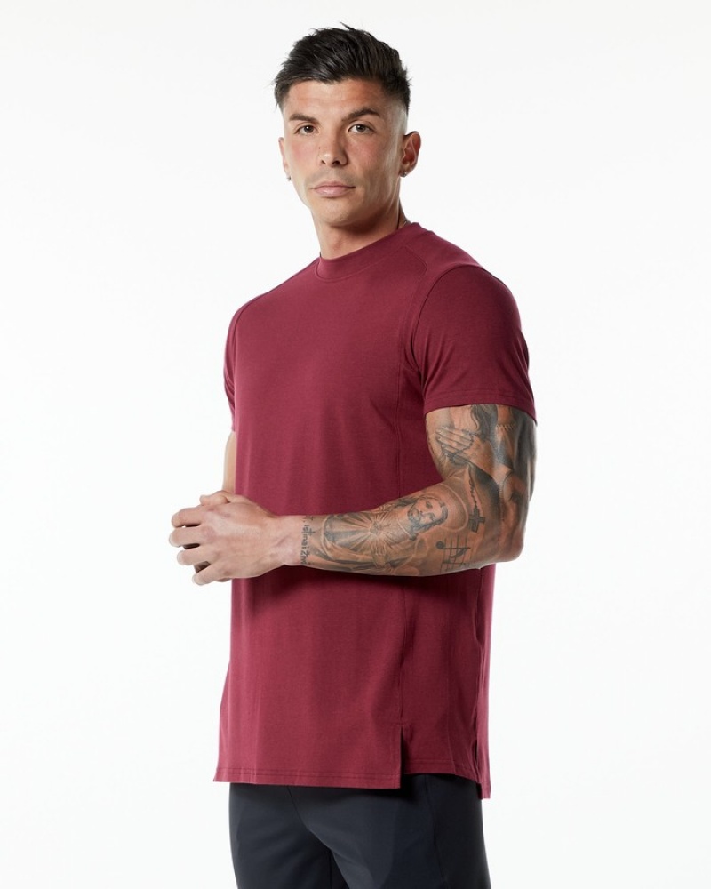 Alphalete Evo Uomo Camicie Rosse | 07VXYUSEI
