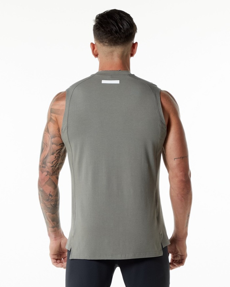 Alphalete Evo Uomo Canotta Grigie | 50VATHCXN