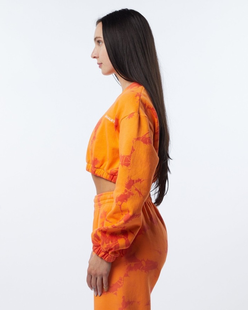 Alphalete HCTS Donna Felpa Arancioni | 07OSJYBIR