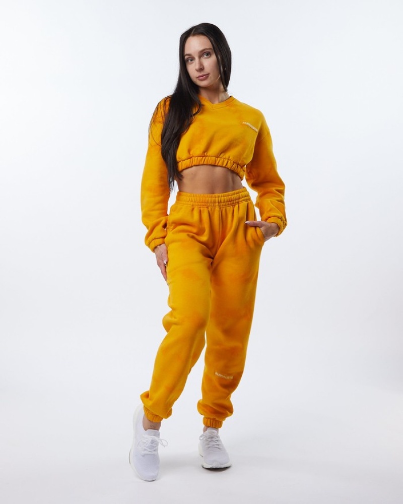 Alphalete HCTS Donna Felpa Arancioni | 27HCLDXOS