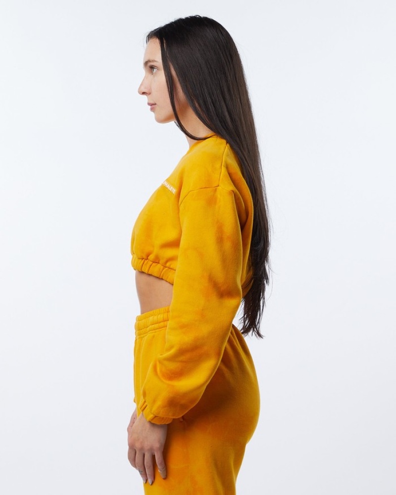 Alphalete HCTS Donna Felpa Arancioni | 27HCLDXOS