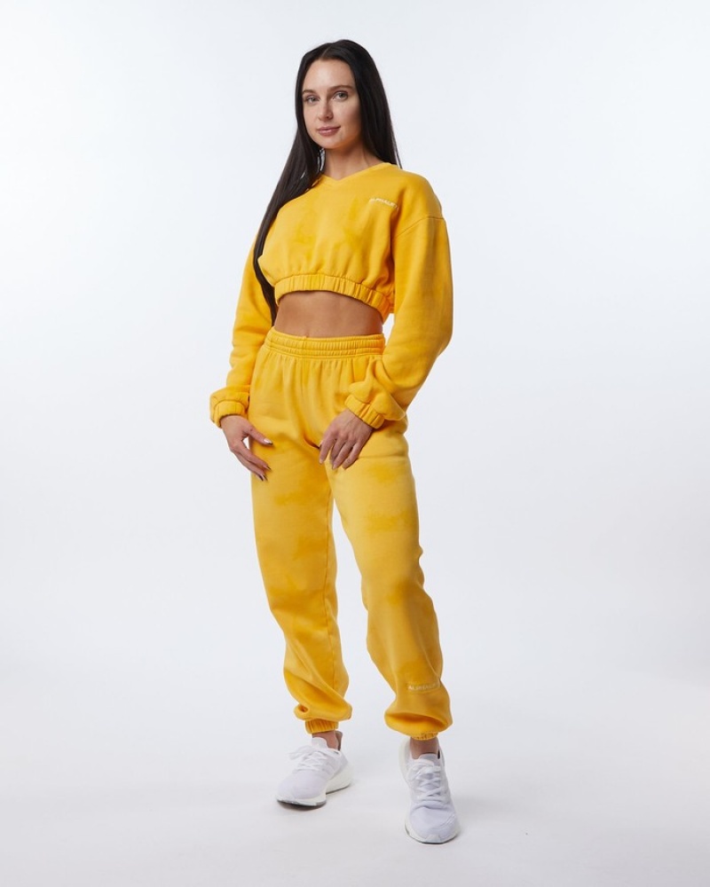 Alphalete HCTS Donna Pantaloni Jogger Arancioni | 95XQPOUEA