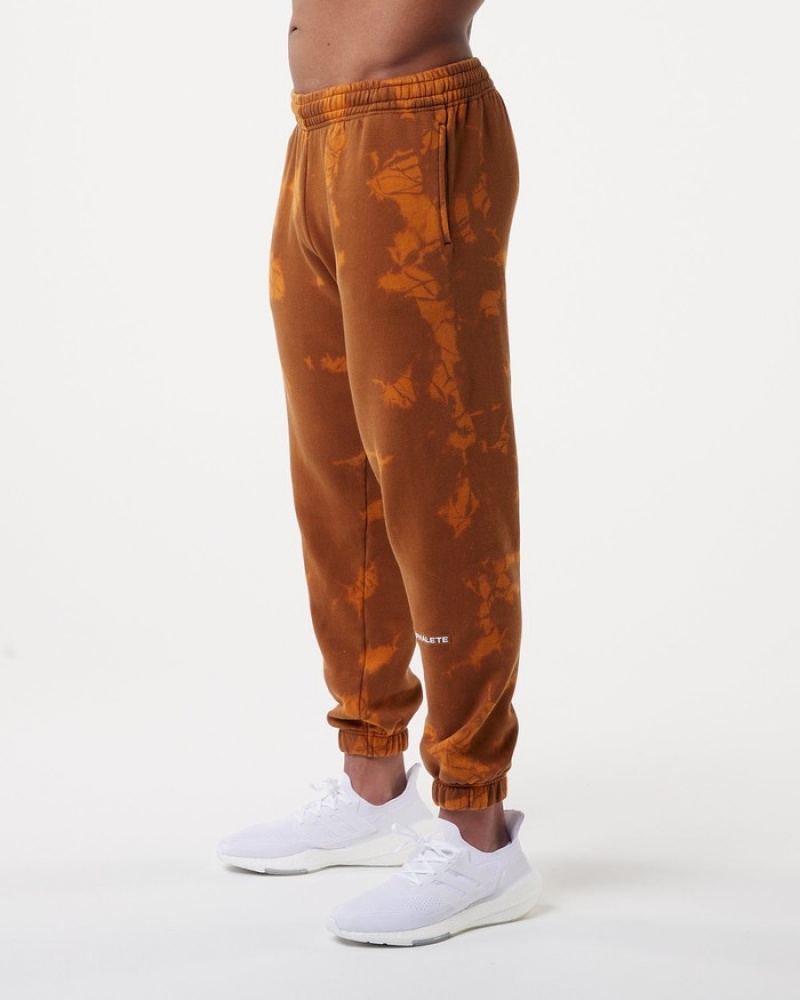 Alphalete HCTS Uomo Pantaloni Jogger Arancioni | 43NHRYSCO
