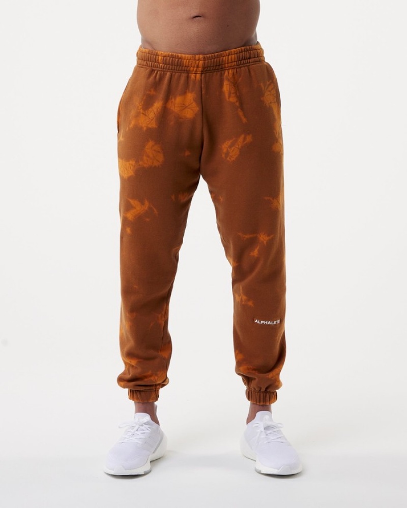 Alphalete HCTS Uomo Pantaloni Jogger Arancioni | 43NHRYSCO
