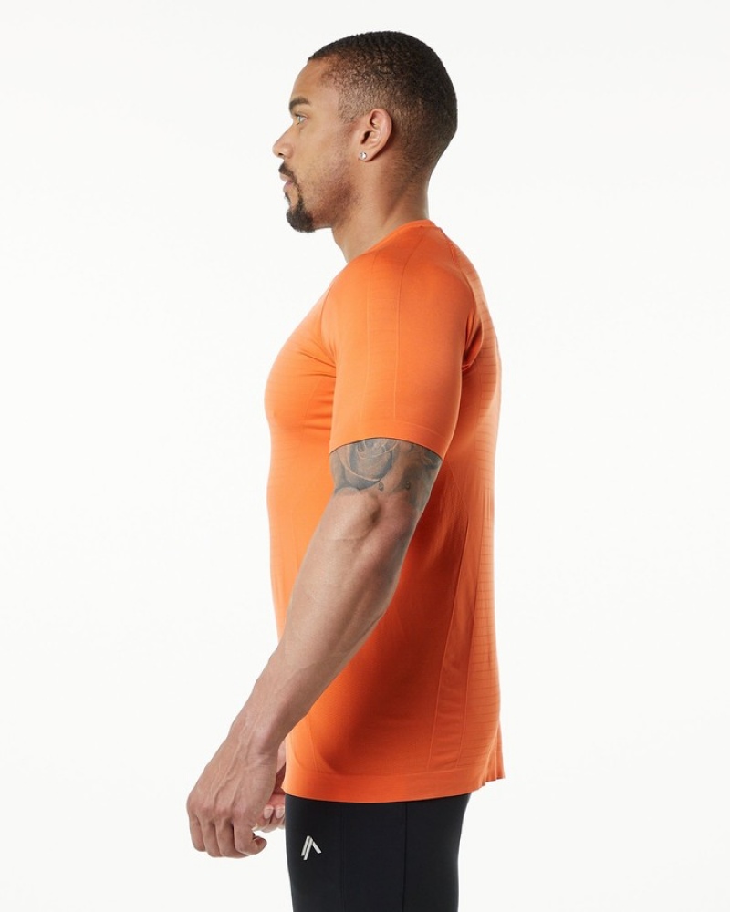 Alphalete Hero Uomo Camicie Arancioni | 43ZARXCSP
