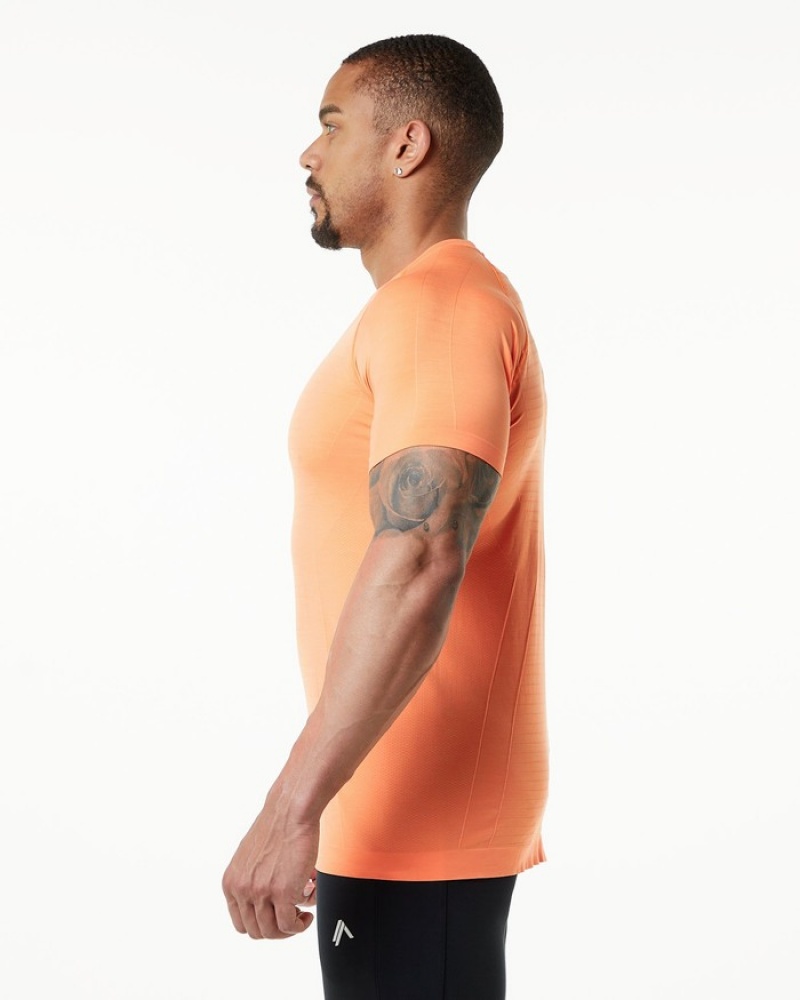 Alphalete Hero Uomo Camicie Arancioni | 85AIPSEVL