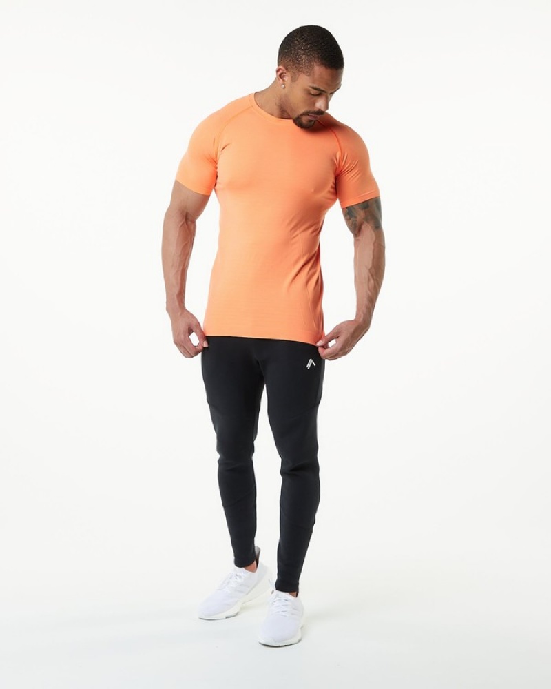 Alphalete Hero Uomo Camicie Arancioni | 85AIPSEVL