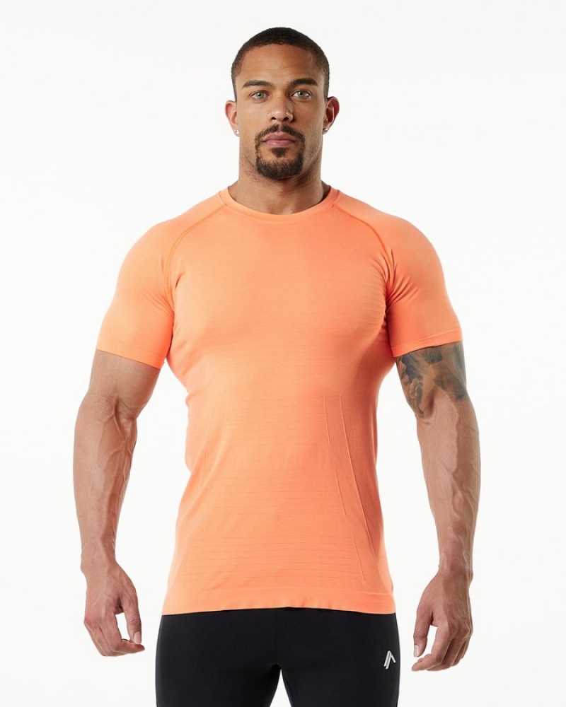 Alphalete Hero Uomo Camicie Arancioni | 85AIPSEVL