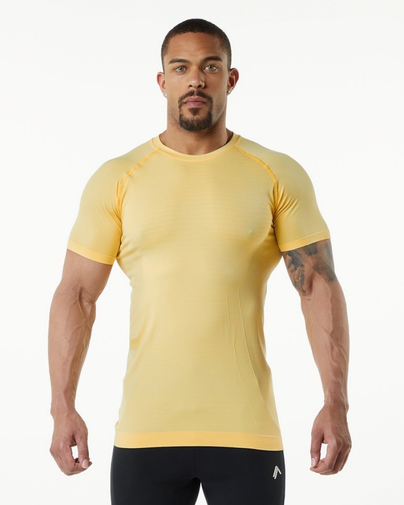 Alphalete Hero Uomo Camicie Arancioni | 85EZITRAL