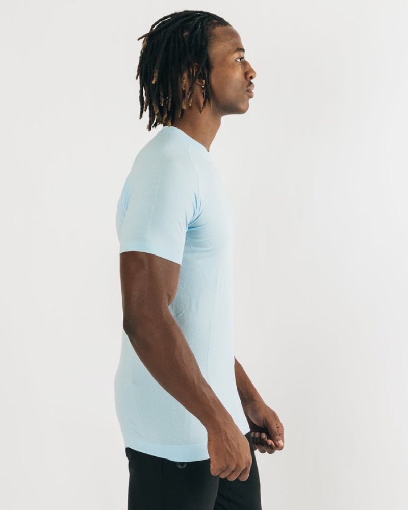 Alphalete Hero Uomo Camicie Blu | 63JKEVTNW