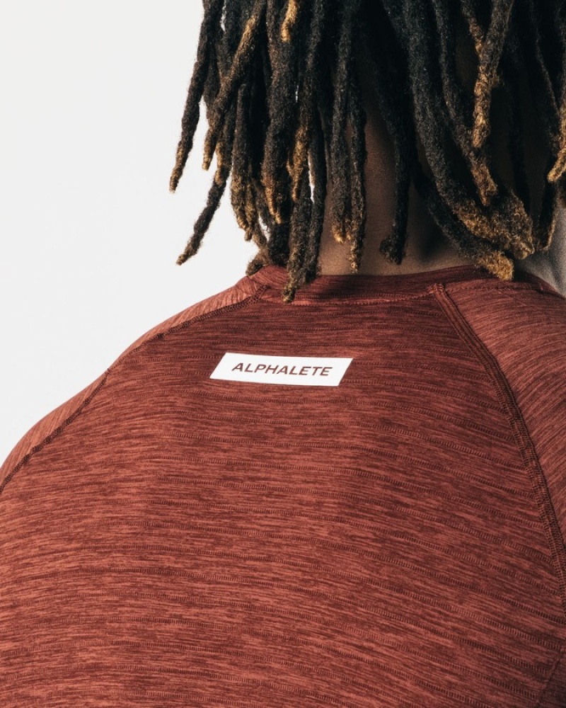 Alphalete Hero Uomo Camicie Rame | 42BWHEZRP