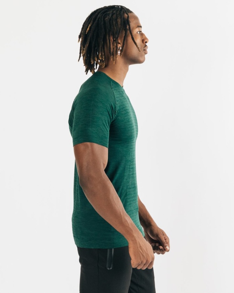Alphalete Hero Uomo Camicie Verdi Profondo | 12VKDFSRO