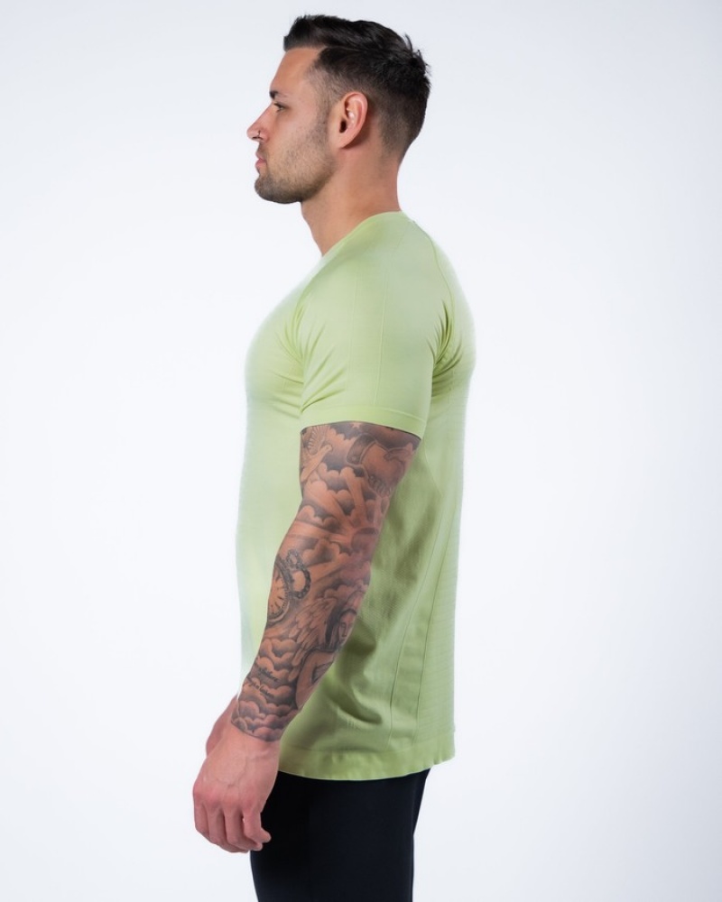 Alphalete Hero Uomo Camicie Verdi | 85GVYCDJP