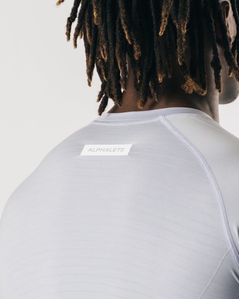 Alphalete Hero Uomo Camicie Viola Chiaro | 34DCLNPAW