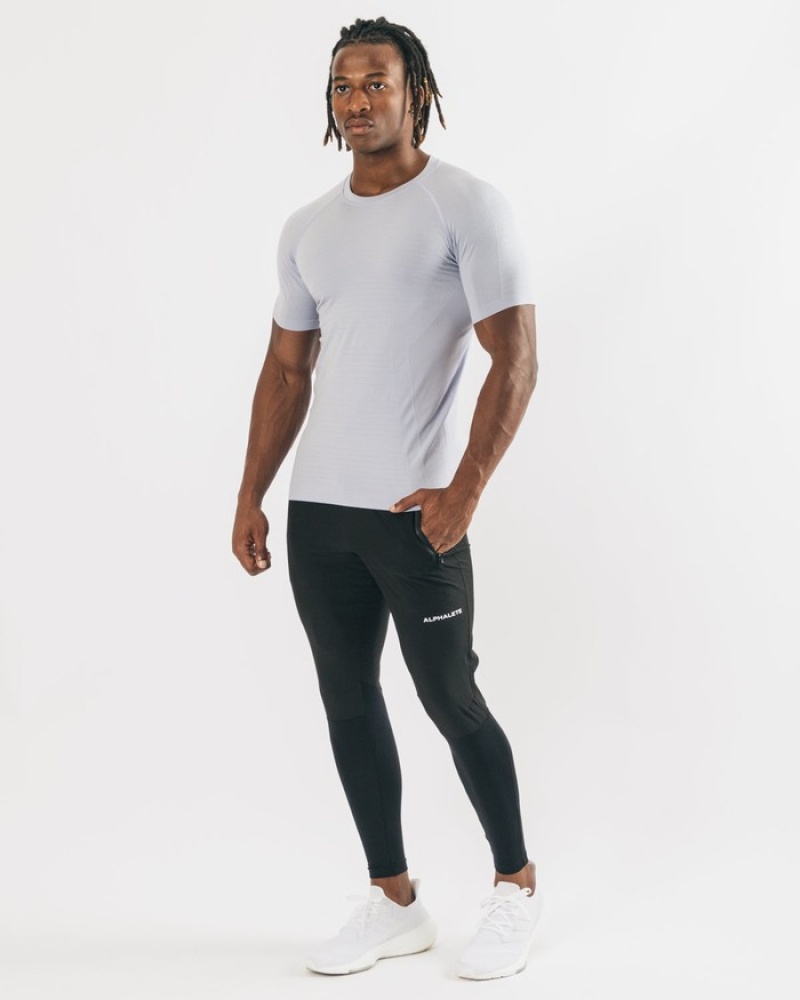 Alphalete Hero Uomo Camicie Viola Chiaro | 34DCLNPAW
