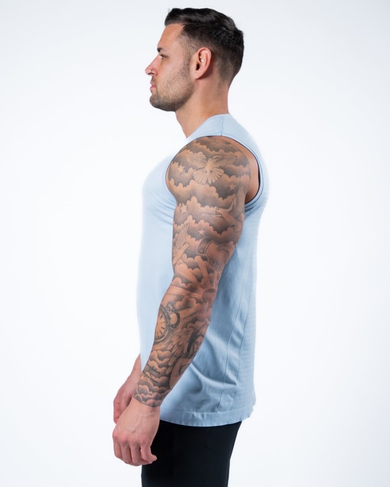 Alphalete Hero Uomo Canotta Blu | 02AZMCPFS