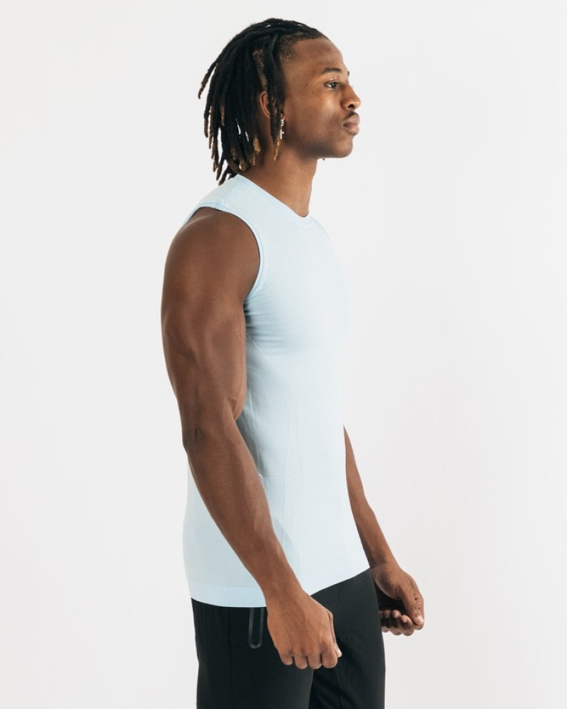 Alphalete Hero Uomo Canotta Blu | 51CQZKLAU