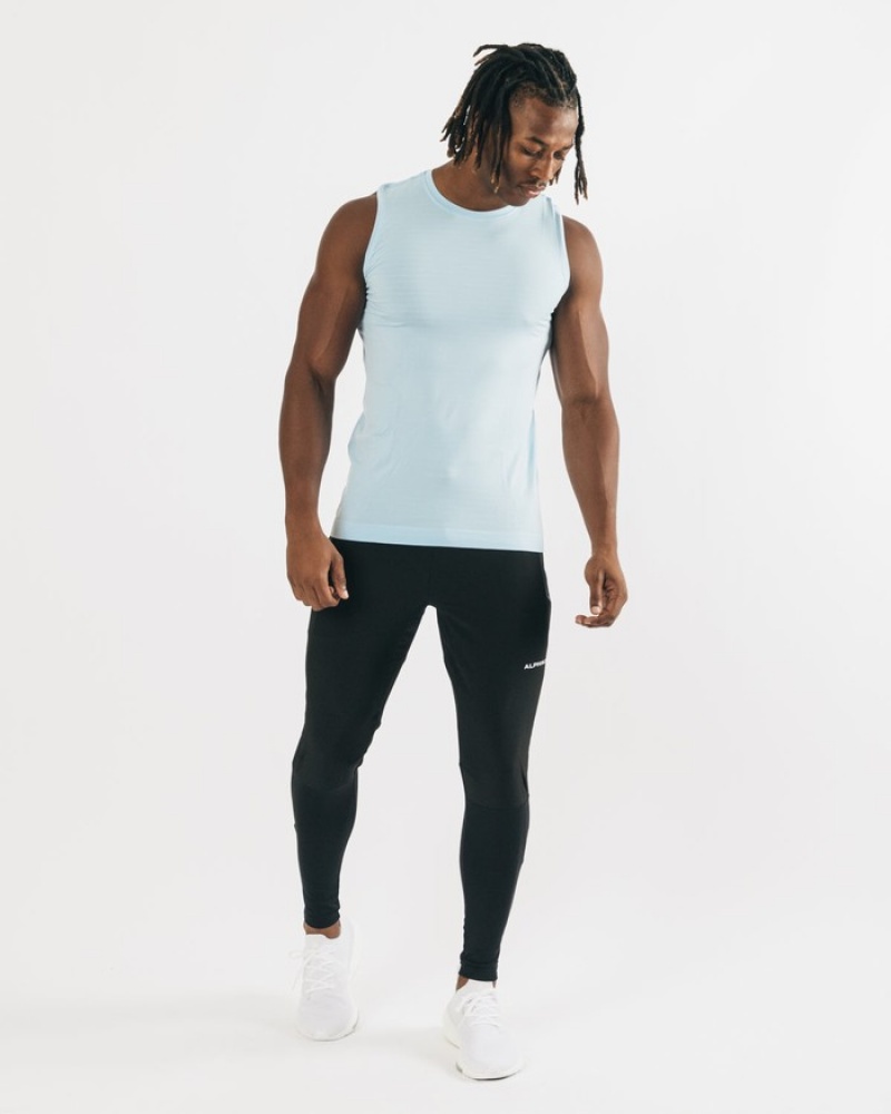 Alphalete Hero Uomo Canotta Blu | 51CQZKLAU