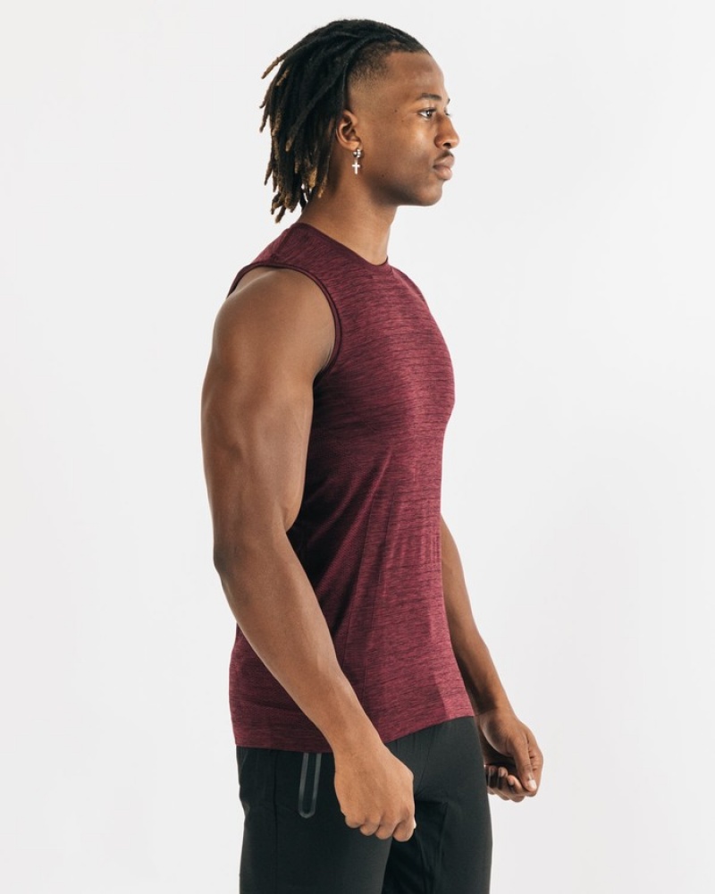 Alphalete Hero Uomo Canotta Nere Rosa | 32UDNCYHP