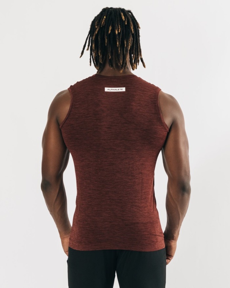 Alphalete Hero Uomo Canotta Rame | 28YUQKSTI