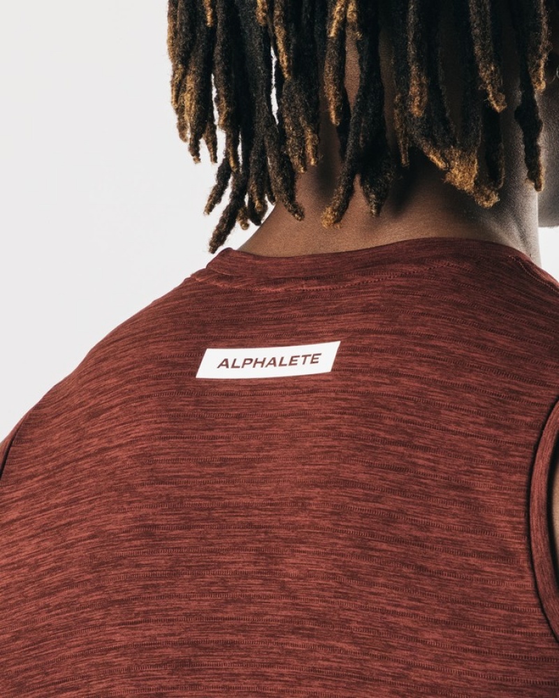 Alphalete Hero Uomo Canotta Rame | 28YUQKSTI