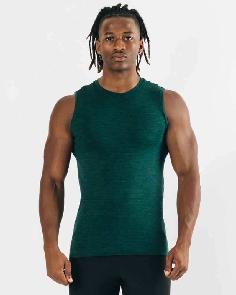 Alphalete Hero Uomo Canotta Verdi Profondo | 58AZCQDBT