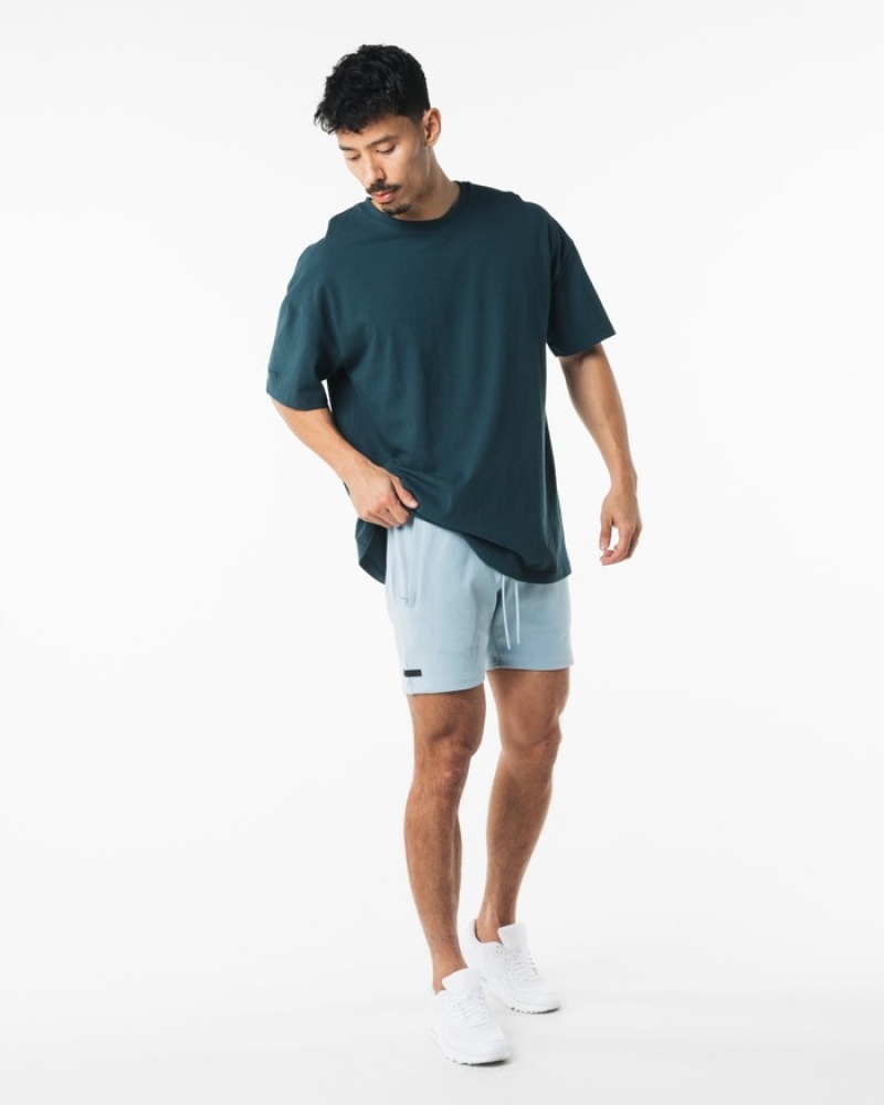 Alphalete Identity 6” Uomo Pantaloncini Blu | 42KJCXBVU