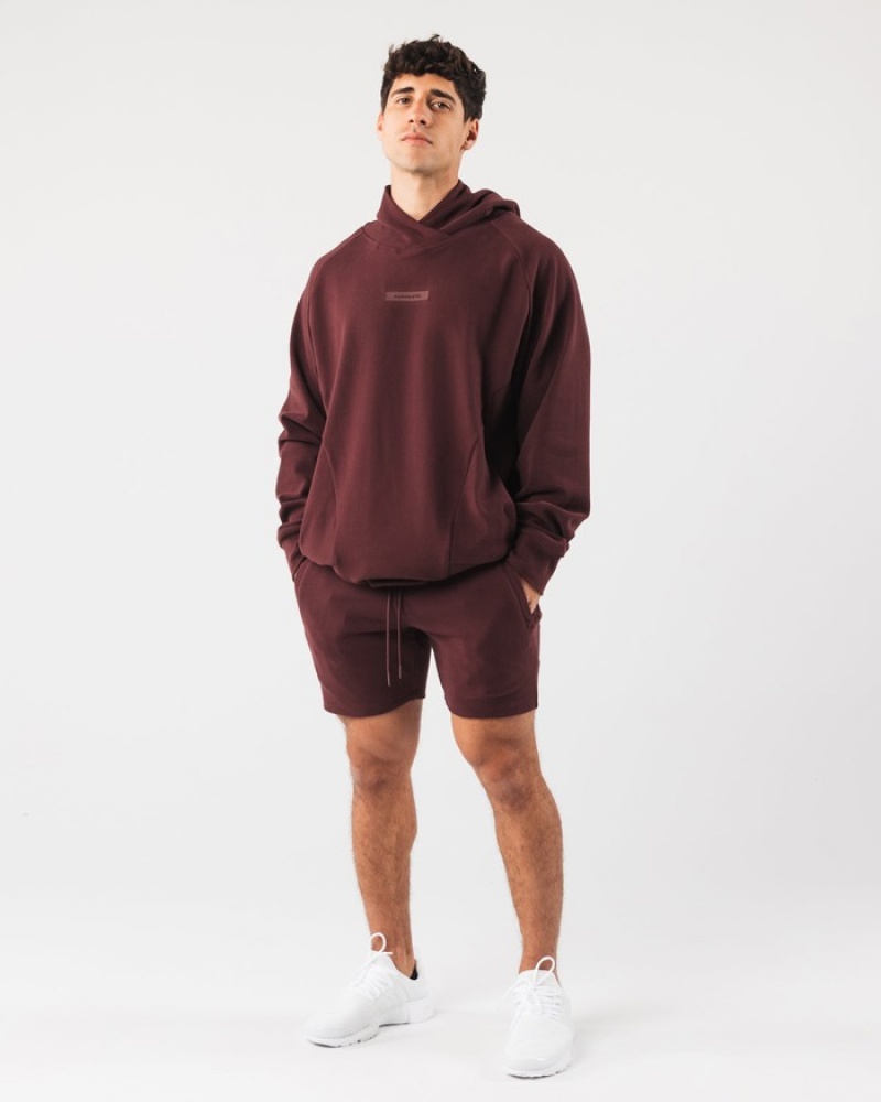 Alphalete Identity 6” Uomo Pantaloncini Bordeaux | 26EOLFACY