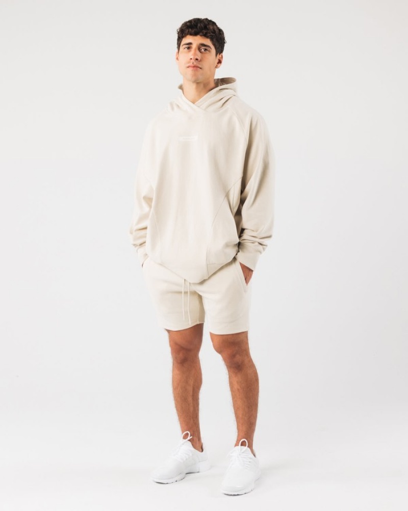 Alphalete Identity 6” Uomo Pantaloncini Bianche | 64MGFZEUI