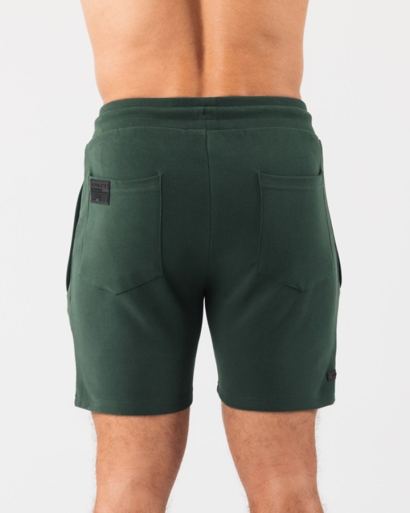 Alphalete Identity 6” Uomo Pantaloncini Verdi | 01DVLOIBC