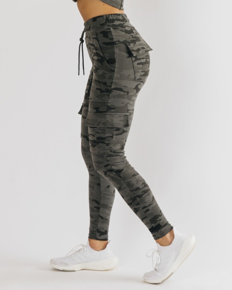 Alphalete Identity Cargo Donna Pantaloni Jogger Camouflage | 29YDOKWJH