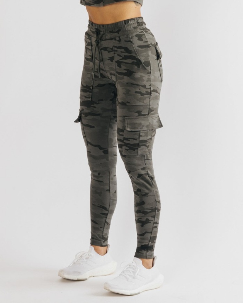 Alphalete Identity Cargo Donna Pantaloni Jogger Camouflage | 29YDOKWJH