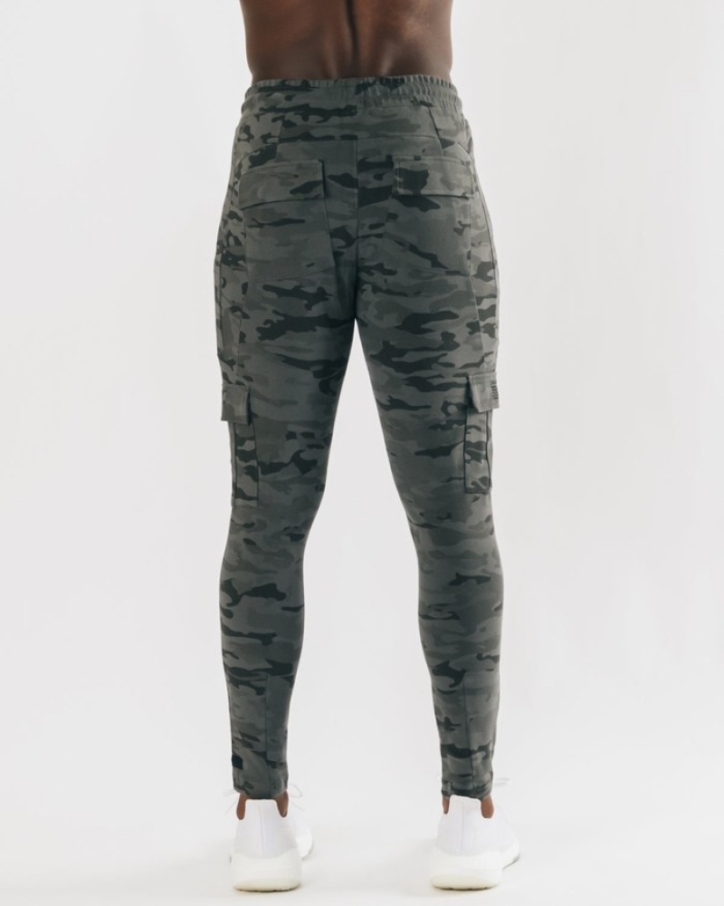 Alphalete Identity Cargo Uomo Pantaloni Jogger Camouflage | 46UISBEAH