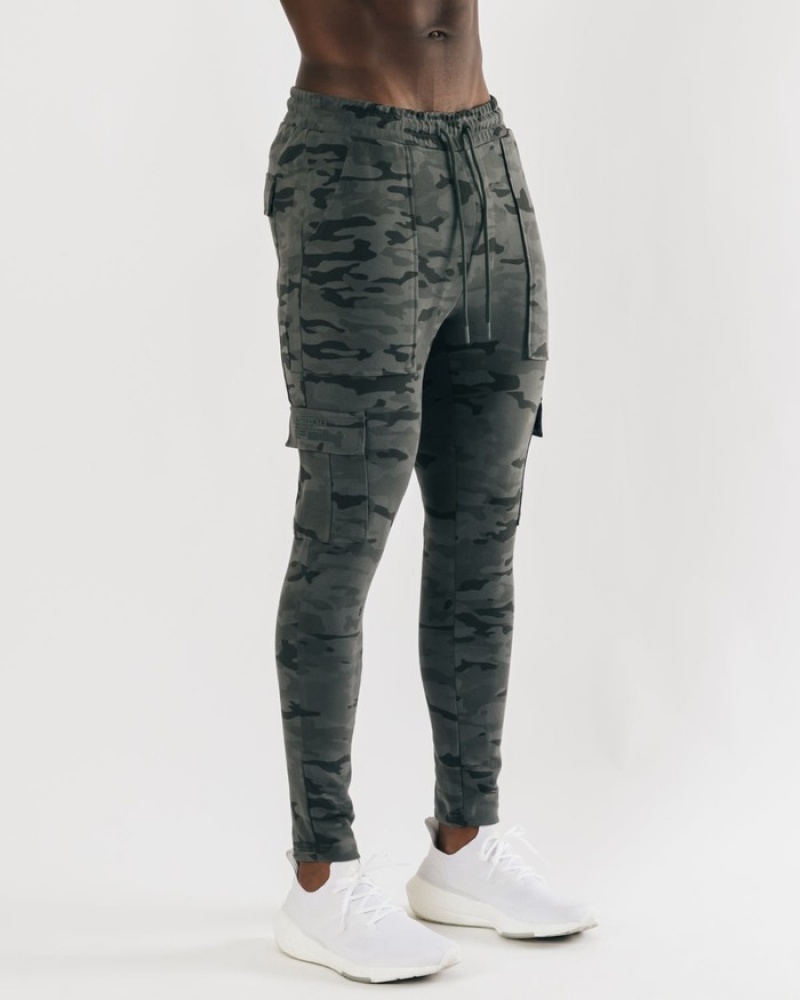 Alphalete Identity Cargo Uomo Pantaloni Jogger Camouflage | 46UISBEAH