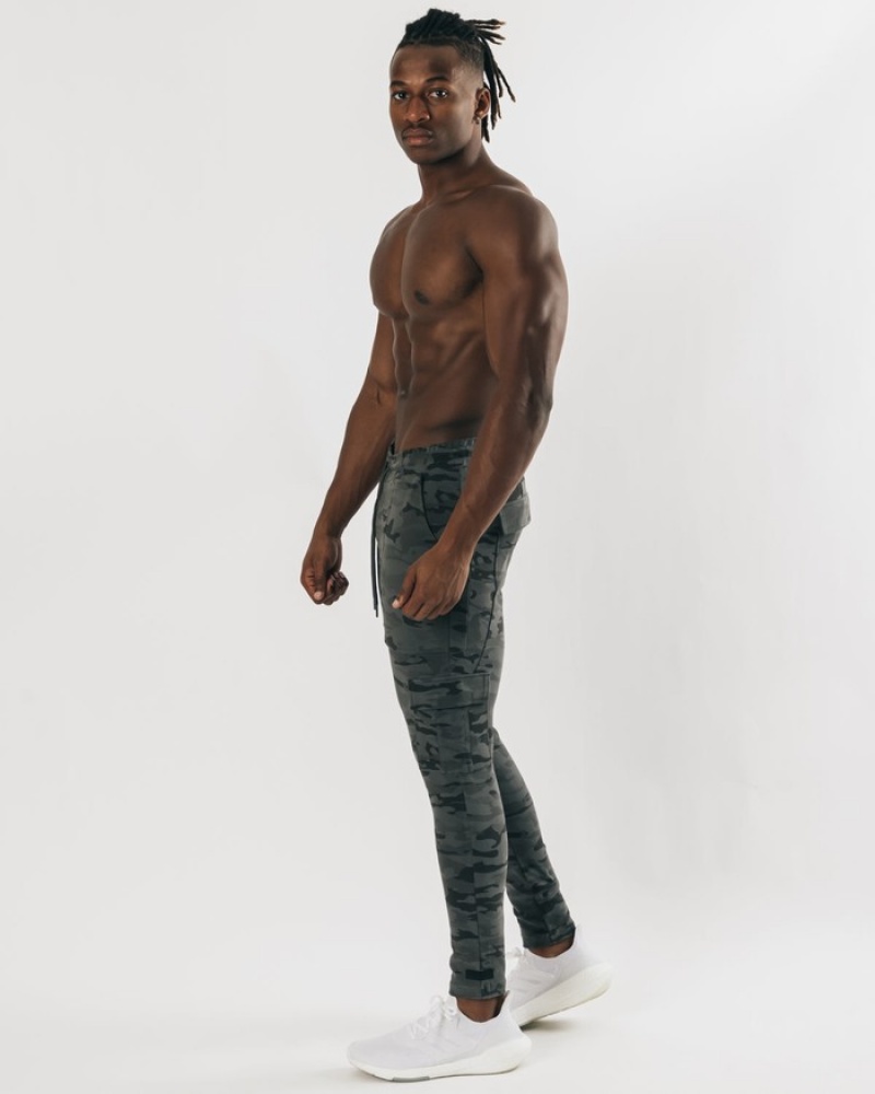 Alphalete Identity Cargo Uomo Pantaloni Jogger Camouflage | 46UISBEAH