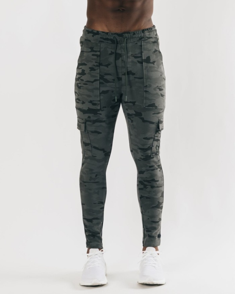 Alphalete Identity Cargo Uomo Pantaloni Jogger Camouflage | 46UISBEAH