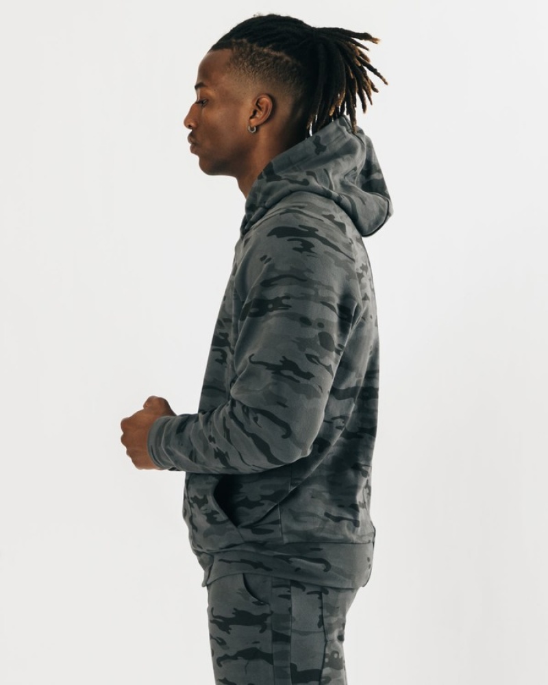 Alphalete Identity Pro Uomo Felpa Con Cappuccio Camouflage | 01ISUYLPV