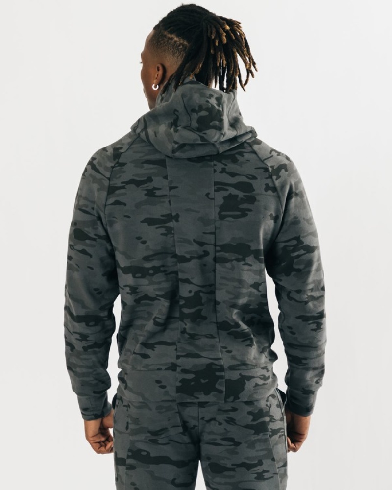Alphalete Identity Pro Uomo Felpa Con Cappuccio Camouflage | 01ISUYLPV