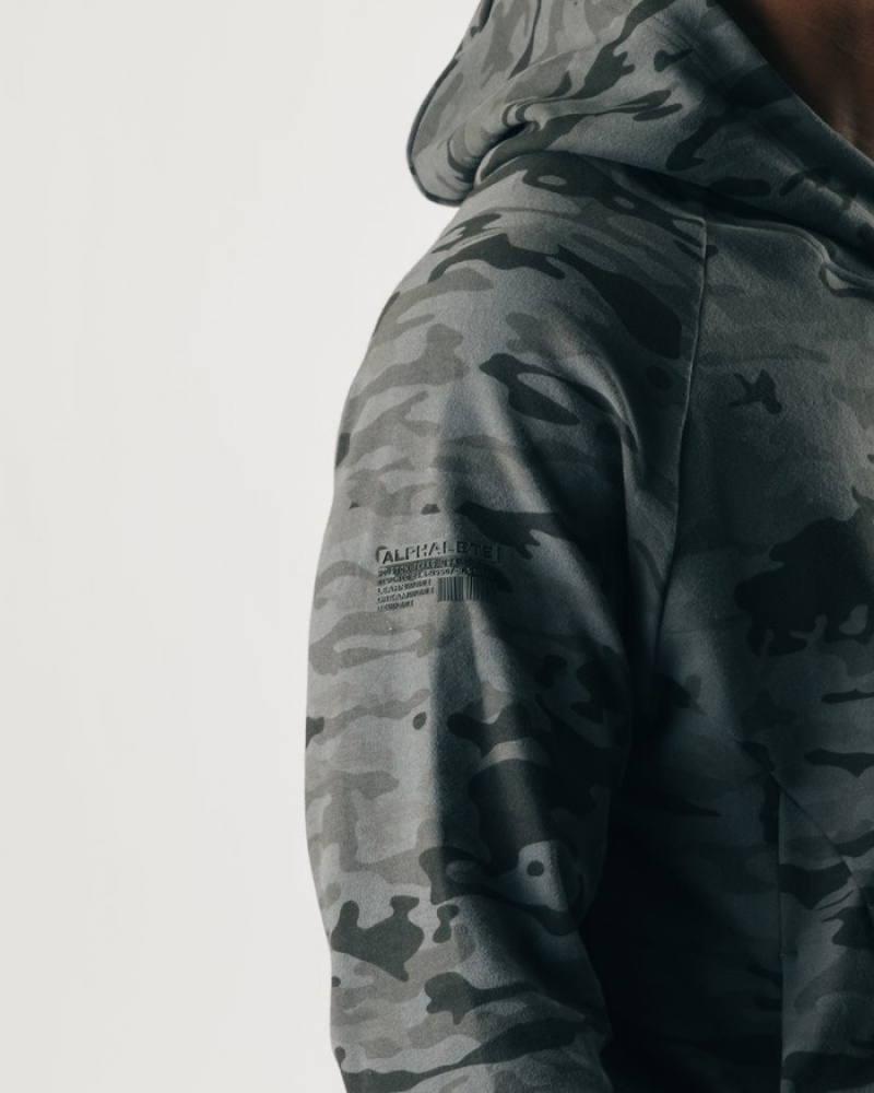 Alphalete Identity Pro Uomo Felpa Con Cappuccio Camouflage | 01ISUYLPV