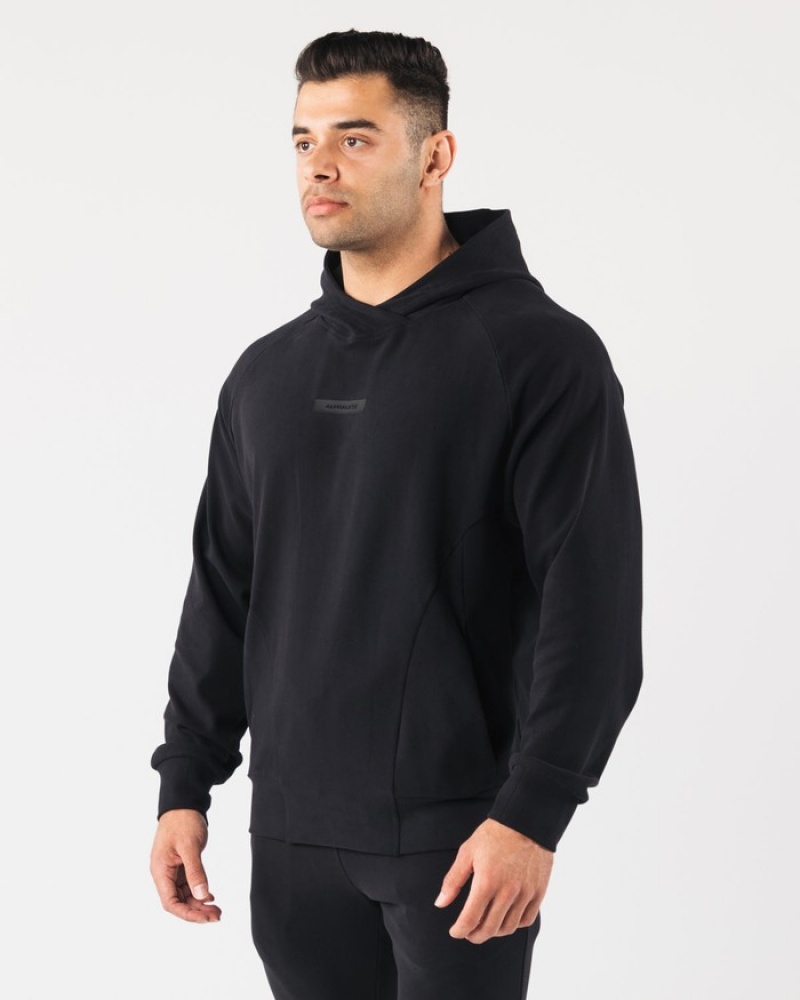 Alphalete Identity Pro Uomo Felpa Con Cappuccio Nere | 42GINTSUO
