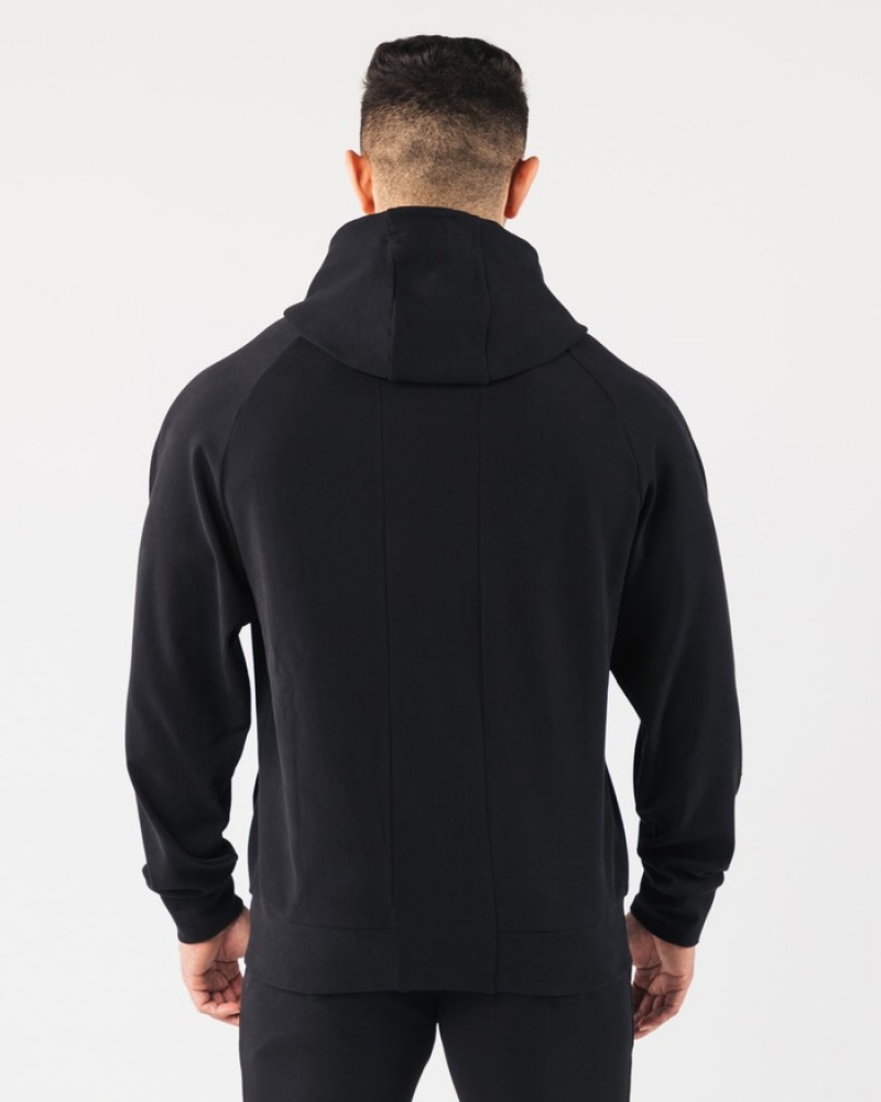 Alphalete Identity Pro Uomo Felpa Con Cappuccio Nere | 42GINTSUO