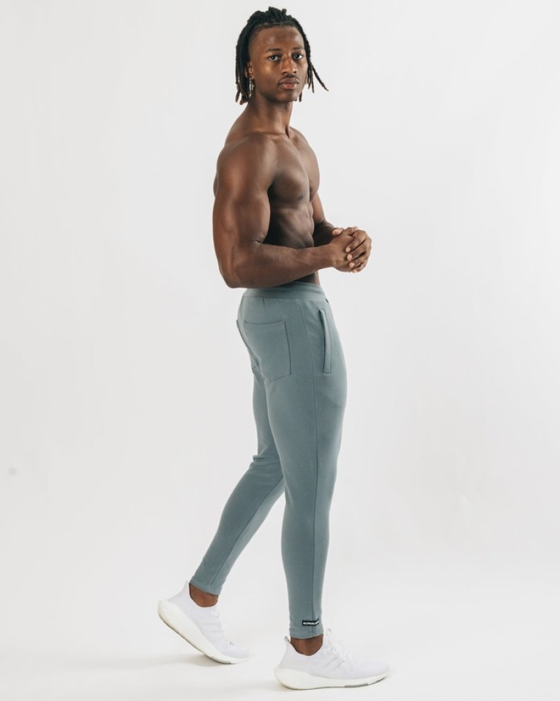 Alphalete Identity Uomo Pantaloni Jogger Blu | 94DYFKTCM