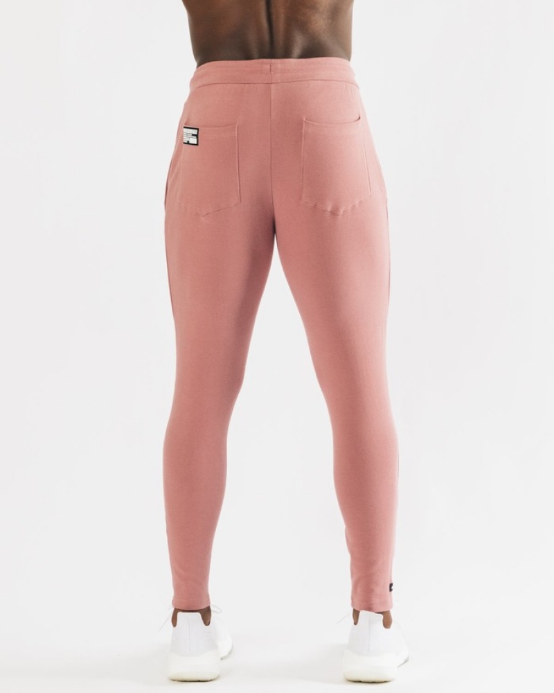 Alphalete Identity Uomo Pantaloni Jogger Rosa | 13CYFJVBP