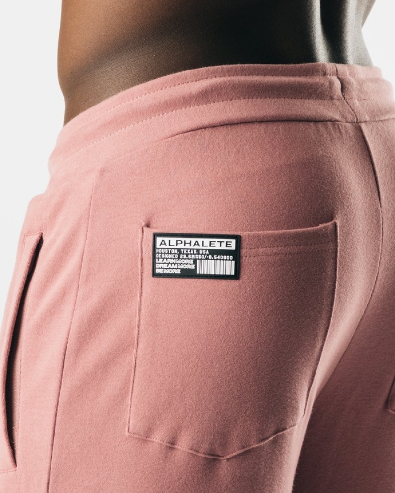 Alphalete Identity Uomo Pantaloni Jogger Rosa | 13CYFJVBP