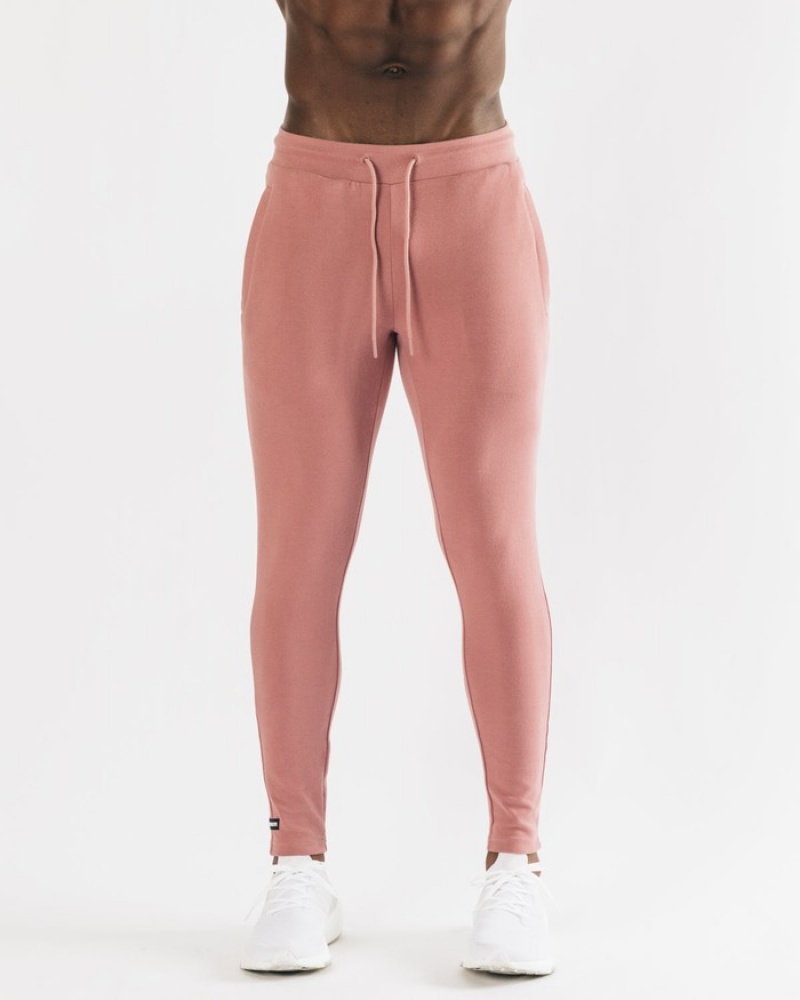 Alphalete Identity Uomo Pantaloni Jogger Rosa | 13CYFJVBP