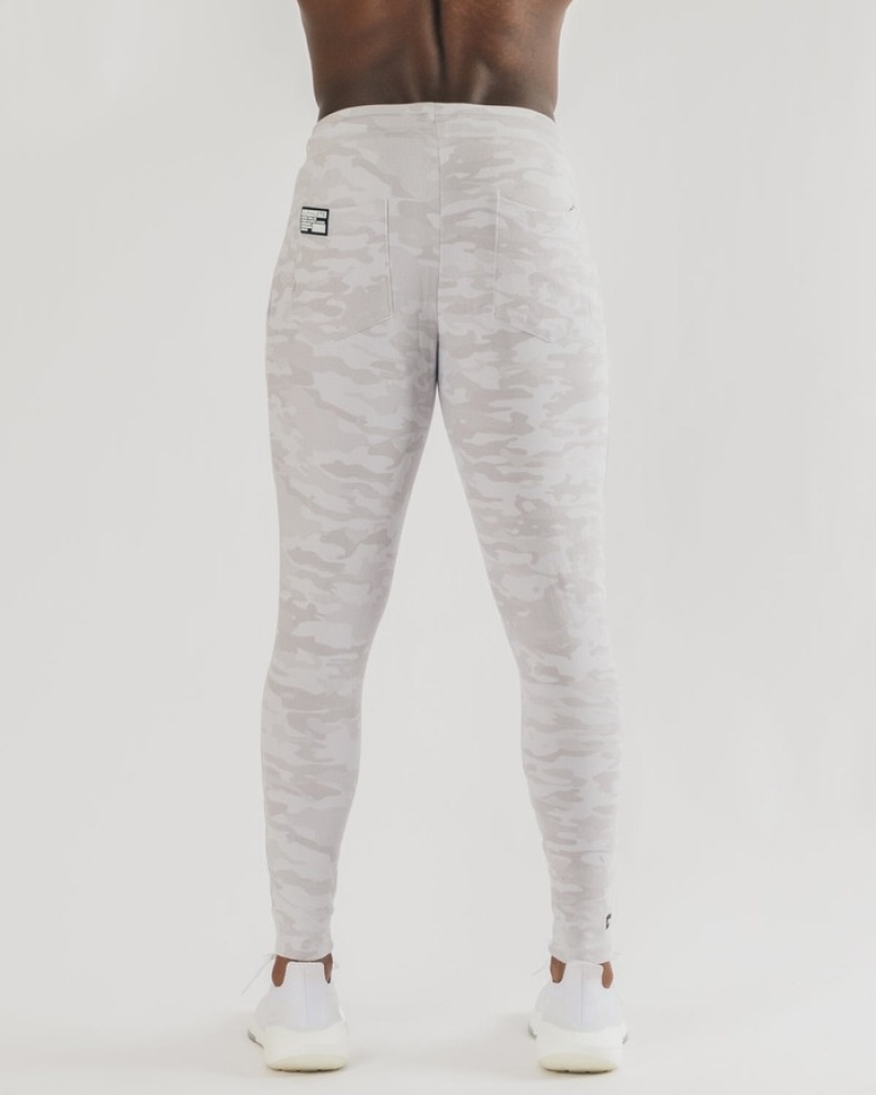 Alphalete Identity Uomo Pantaloni Jogger Argento Camouflage | 09WONXDVJ